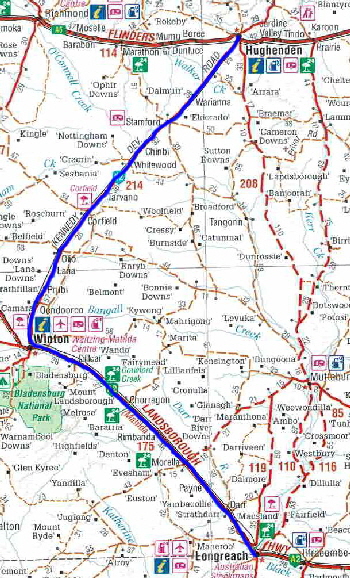 Hughenden to Longreach