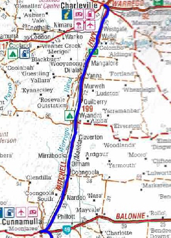 To Cunnamulla