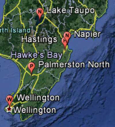 Wellington-to-Taupo