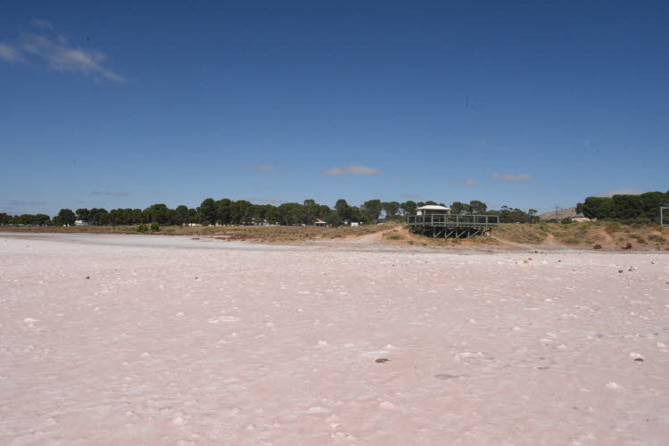 Lochiel town from the lake